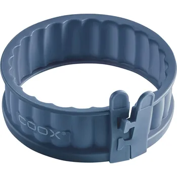 Forma na pečení Coox Silikonová forma na koláč se skleněným dnem, Ø 12 cm (modrošedá)