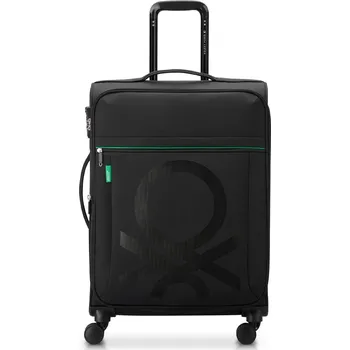 Cestovní kufr Delsey X Benetton Color Block 67 cm 376481000 - černý 77 l