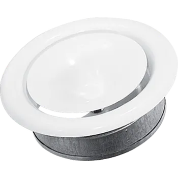 Ventil Talířový ventil průměr 100 mm - bílý