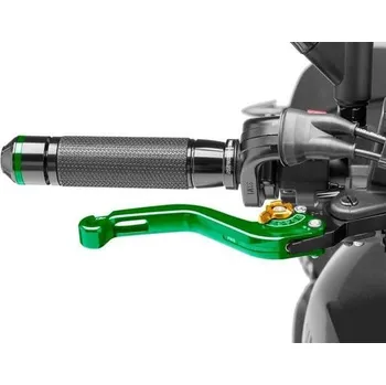 Páčka brzdy bez adaptéru PUIG 180VO krátké zelená/zlatá