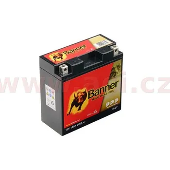 Motobaterie baterie gelová 12V, GTZ14B-4, 12Ah, 200A, BANNER Bike Bull GEL 150x69x145