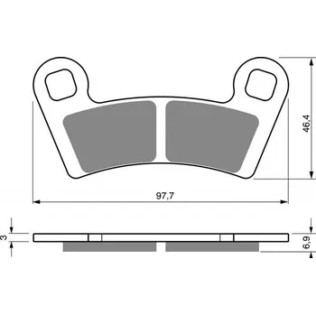 Auto-moto Brzdové destičky GOLDFREN 343 AD OFF-ROAD FRONT