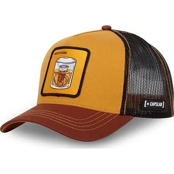 Kšiltovka Kšiltovka Capslab - Trucker Jäger Bomb - Caramel