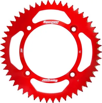 Řetězová sada pro motocykl Hliníková řetězová rozeta SUPERSPROX RAL-209:50-RED červená 50 zubů, 420