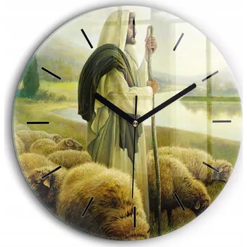 Hodiny Nástěnné hodiny SacroArte zelené 60 cm