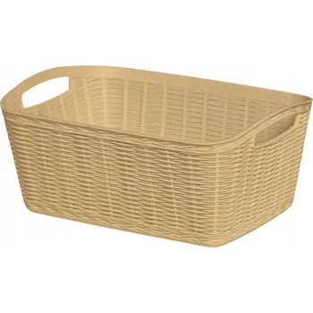 Úložný box Univerzální koš plast béžový