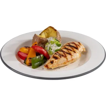 Talíř Plochý Smaltovaný Talíř 26 cm 2 ks Super