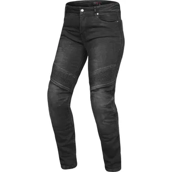 Moto kalhoty Dámské jeansy na motorku TXR Vector černé Obvod pasu: W32, Délka nohavice: L29