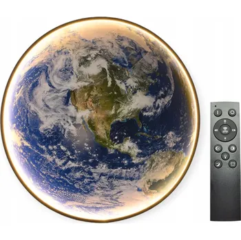 Stropní Svítidlo Lampa Led Ziemia 40 cm - Earth 3D - dálkový ovladač