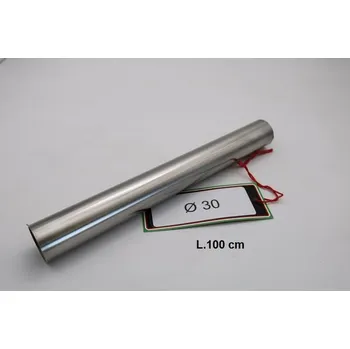 Motodíl Inox svod Aii 304 Tig GPR ES.200 Broušená nerezová ocel L.100cm D.30mm x 1mm