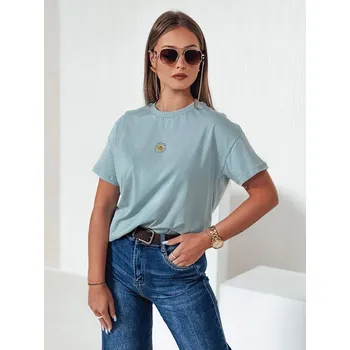 Dámské tričko Dámské triko FLORTA s květinovým motivem DStreet šedá 3273813