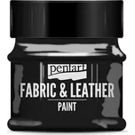 Pentart barvy na kůži 50 ml Barva: černá