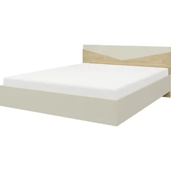 Postel Jurek Meble Aston postel 160, šedá béžová / olejovaný dub