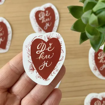 samolepka Samolepka - DĚKUJI