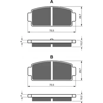 Auto-moto Brzdové destičky GOLDFREN 362 S3