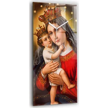 Hodiny Nástěnné hodiny SacroArte, hnědé, 30 cm