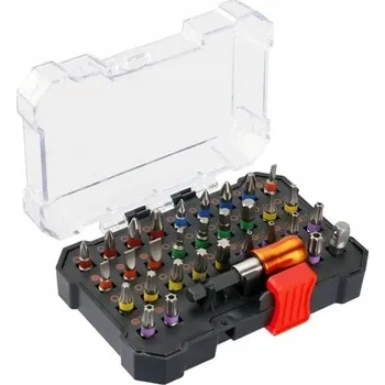 Bit SADA BITŮ DO ŠROUBOVÁKU IMBUS TORX HEX PH PZ PLOCHÝ 32 dílů CrV