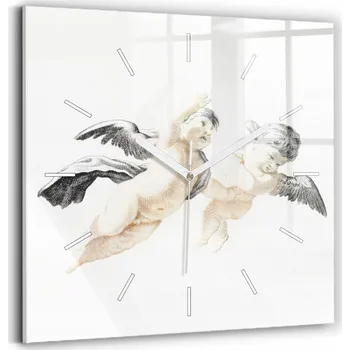 Hodiny Nástěnné hodiny SacroArte bílé 30 cm