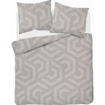 Povlečení Bavlna Povlečení 180x200 Geometrická mozaika Béžová