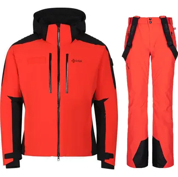 Dámská bunda Dámský lyžařský komplet Dexen RED 40 + Ravel RED 38