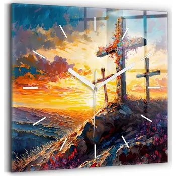 Hodiny Nástěnné hodiny SacroArte, vícebarevné, 30 cm