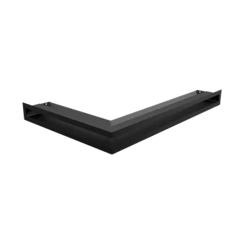 Krbová kamna KRATKI LUFT ROHOVÝ PRAVÝ ČERNÝ 40X60X6