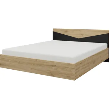 Postel Jurek Meble Aston postel 160, věčný dub / černý