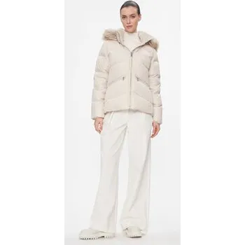 Pánská větrovka Calvin Klein Vatovaná bunda K20K207070 Béžová Regular Fit L