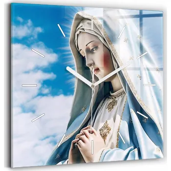 Hodiny Nástěnné hodiny SacroArte modré 30 cm