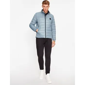 Pánská bunda BOSS Bunda pro přechodné období 50496766 Modrá Regular Fit 56