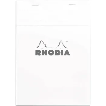 Blok Rhodia N°16 A5 14,8x21 cm, mřížka, bílý