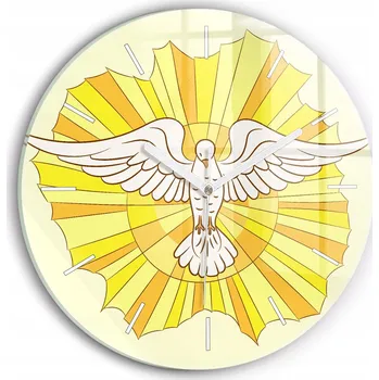 Hodiny Nástěnné hodiny SacroArte žluté 30 cm