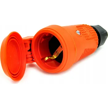 Elektrická zásuvka Elektrická Zásuvka hermetická ELS Elektrotechnika/ Bylion oranžová