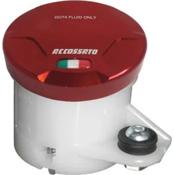 Brzda pro motocykl Nádobka na brzdovou kapalinu ACCOSSATO 45ml červená