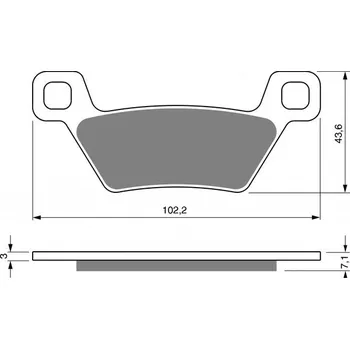 Auto-moto Brzdové destičky GOLDFREN 314 AD STREET