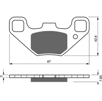 Auto-moto Brzdové destičky GOLDFREN 342 AD OFF-ROAD FRONT