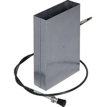 Krbová obestavba KRATKI Klapka hranatá 150x50 mm