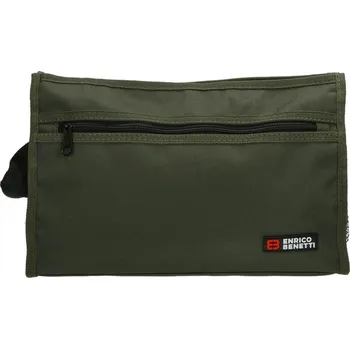 Amsterdam Pánská toaletní taška 54685-029 zelená - olive, ENRICO BENETTI