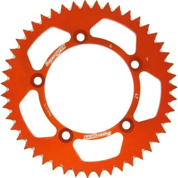 Řetězová sada pro motocykl Hliníková řetězová rozeta SUPERSPROX RAL-4:47-ORG oranžová 47 zubů, 420