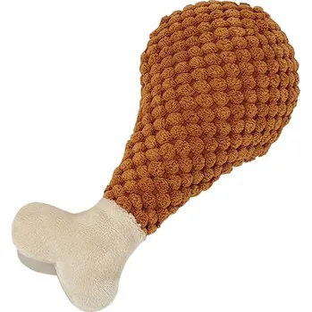 Hračka pro psa Hračka NOBBY plyš - kuřecí stehno 20cm