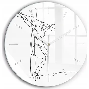 Hodiny Nástěnné hodiny SacroArte černé 60 cm