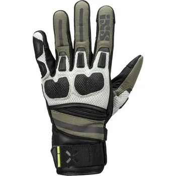 Moto rukavice Rukavice iXS MONTEVIDEO-AIR 2.0 X40470 black-green-light grey 4XL