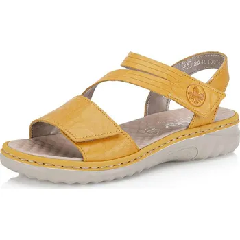 Dámské sandále Dámská Dámské sandály RIEKER 60464-68 žlutá S5 60464-68 YELLOW F/S5 42