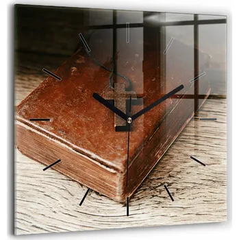 Hodiny Nástěnné hodiny SacroArte, odstíny hnědé, 60 cm