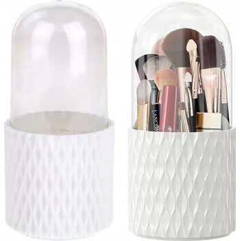 Úložný box Otočný organizér na kosmetické štětce, úložný box na kosmetiku