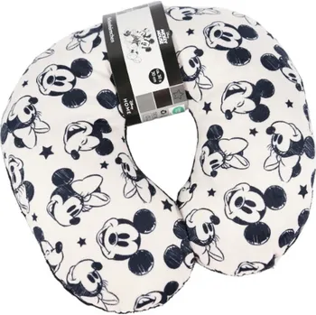 Cestovní polštářek Cestovní polštářek MICKEY MOUSE 30x30 cm, bílý