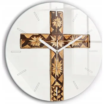Hodiny Nástěnné hodiny SacroArte krémové 60 cm