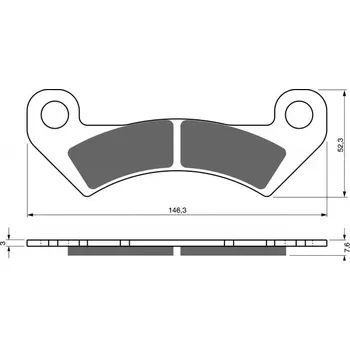 Autodíl Brzdové destičky GOLDFREN 347 AD