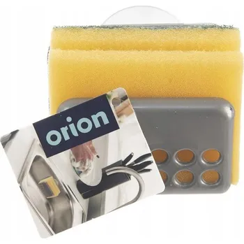 Kuchyňský DRŽÁK na houbičku na nádobí, závěsný organizér na přísavku