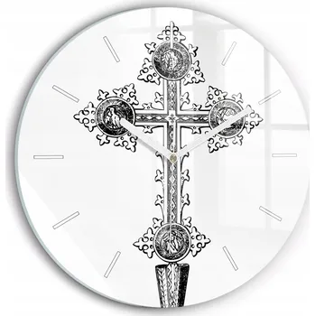 Hodiny Nástěnné hodiny SacroArte černé 30 cm